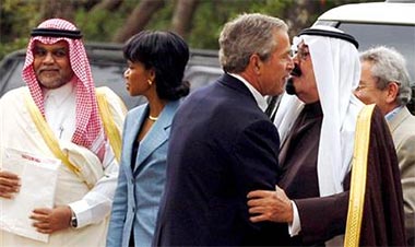bandar condoleezza george abdullah sm