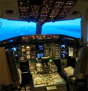 Click to view cockpit of being 757 thumb