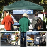 911TAP Truth Booth Travels to Eugene Saturday Market
