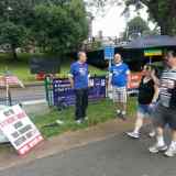 Figure 1: Boston 9/11 Outreach Team at the Charles River Esplanade on the Fourth of July