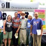 Left to right are Dorothy, Earl, Michael, Fran, and Joseph. Other booth staffers, Matt, Marti, and Bob, appear in photos below.